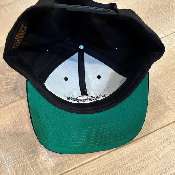 YUPOONG JOURNEY HAT NEW BLACK SNAPBACK - Picture 6 of 7